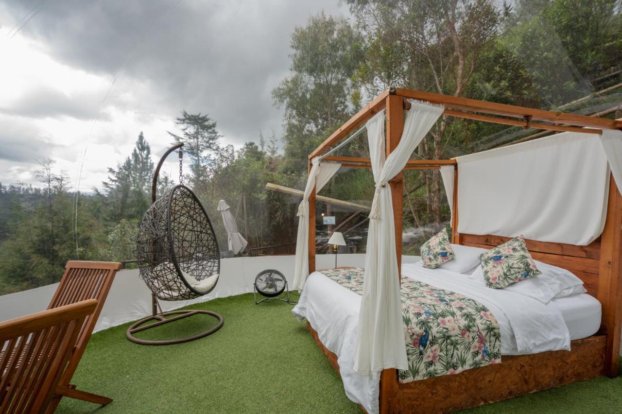 Bubblesky Glamping 40 Min From Medellin Otel El Retiro  Dış mekan fotoğraf