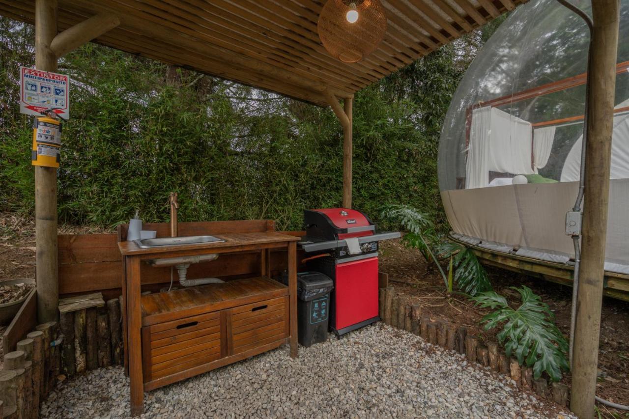 Bubblesky Glamping 40 Min From Medellin Otel El Retiro  Dış mekan fotoğraf