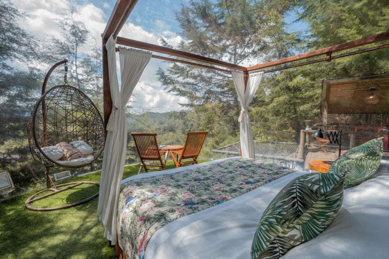 Bubblesky Glamping 40 Min From Medellin Otel El Retiro  Dış mekan fotoğraf
