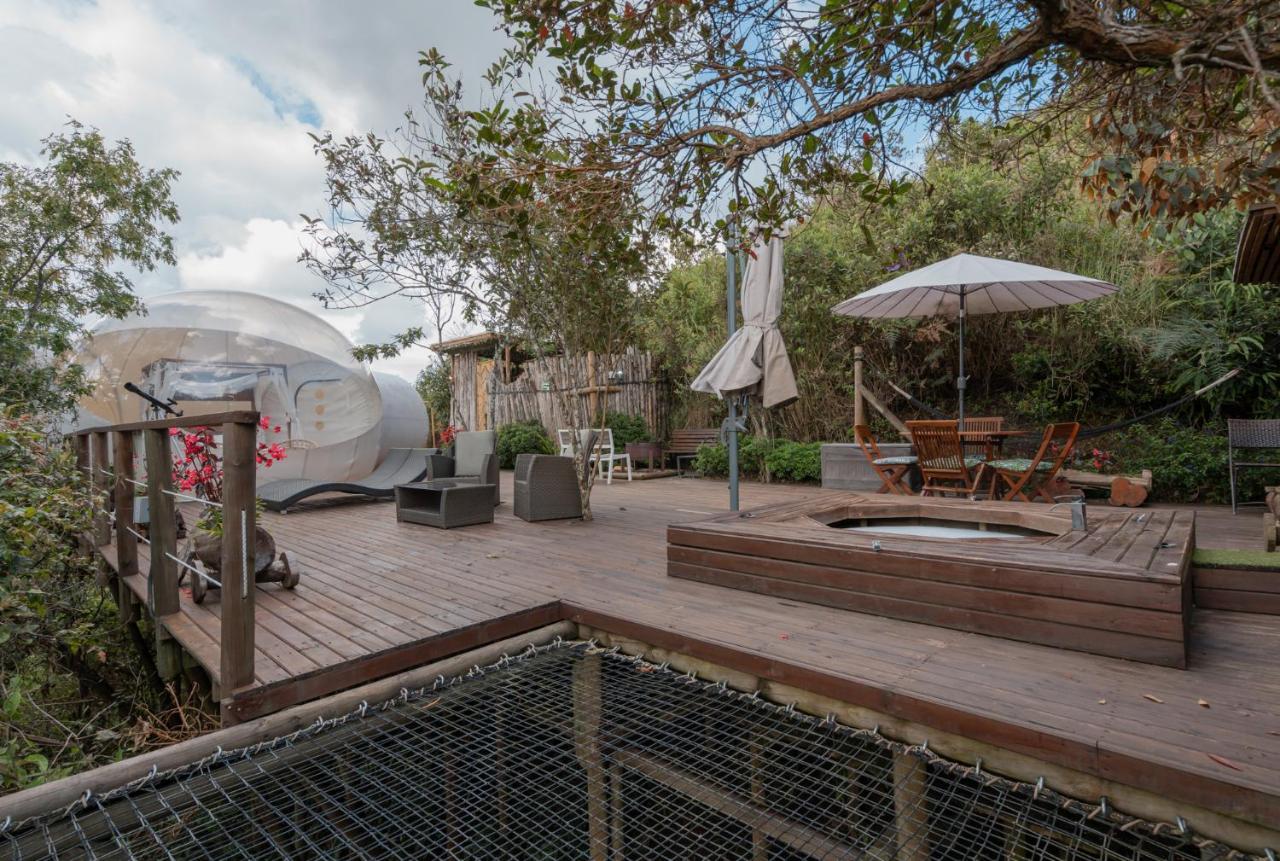 Bubblesky Glamping 40 Min From Medellin Otel El Retiro  Dış mekan fotoğraf