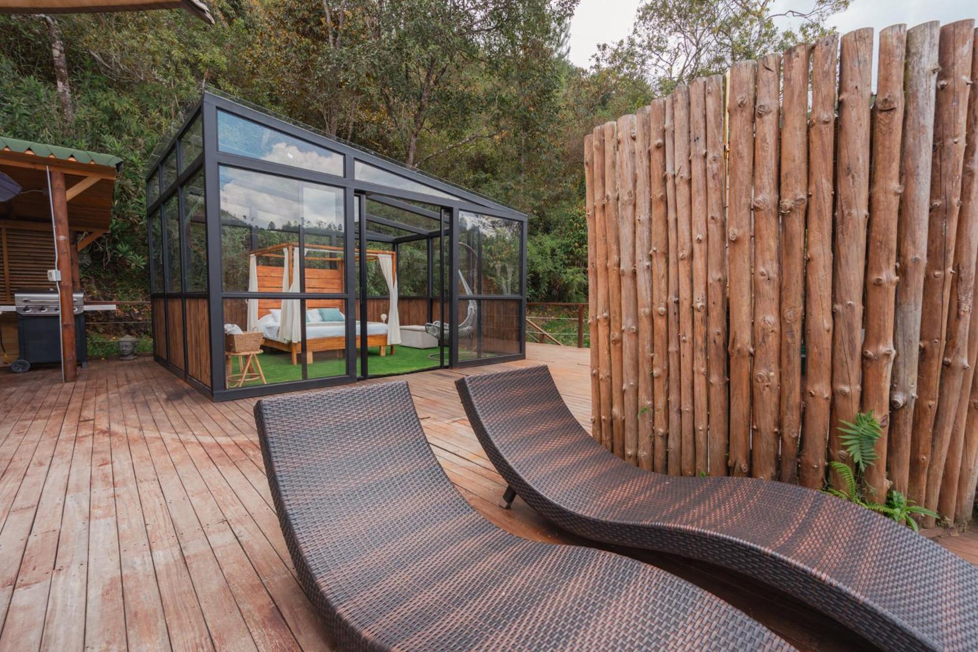 Bubblesky Glamping 40 Min From Medellin Otel El Retiro  Dış mekan fotoğraf