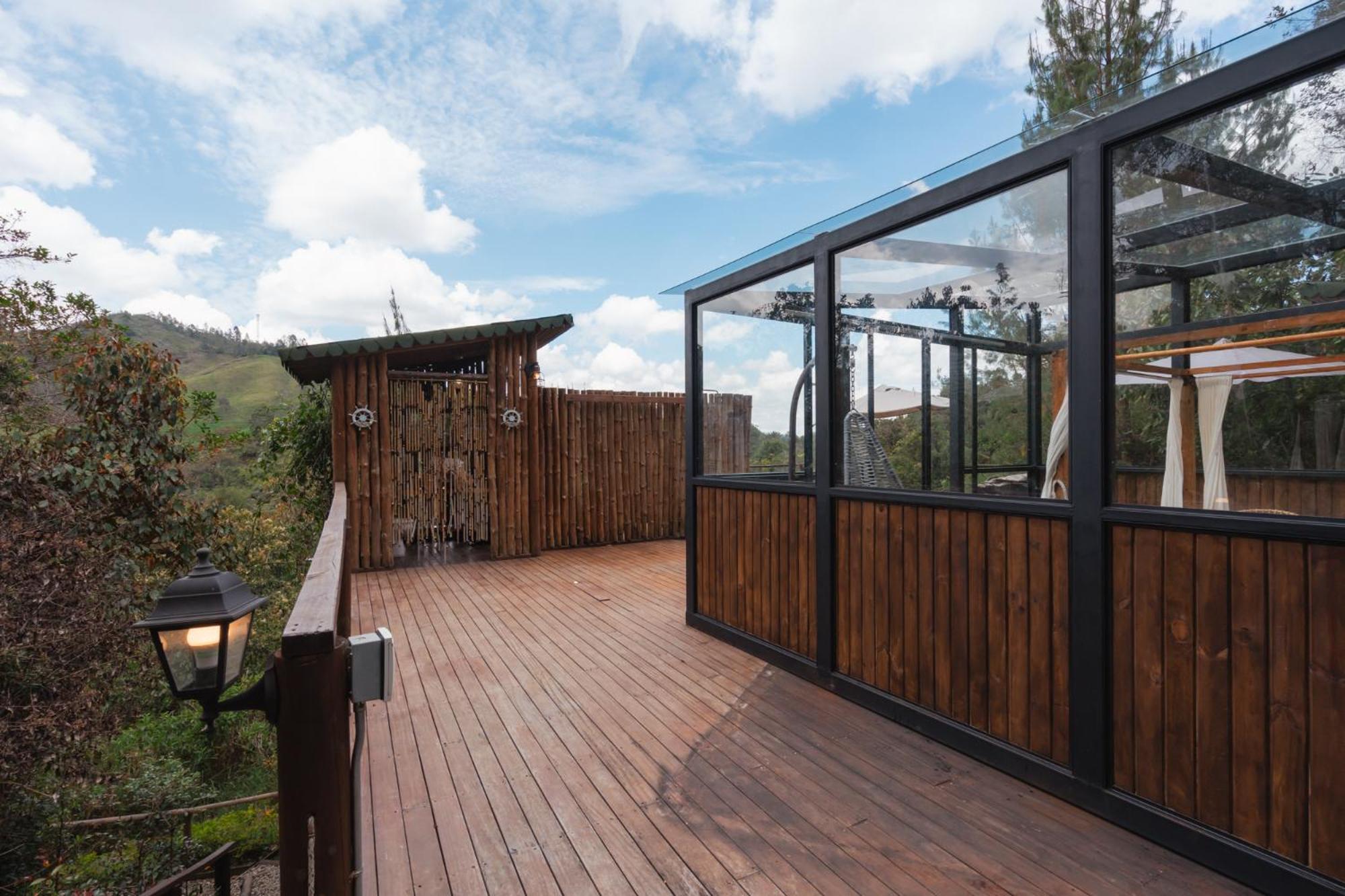 Bubblesky Glamping 40 Min From Medellin Otel El Retiro  Dış mekan fotoğraf